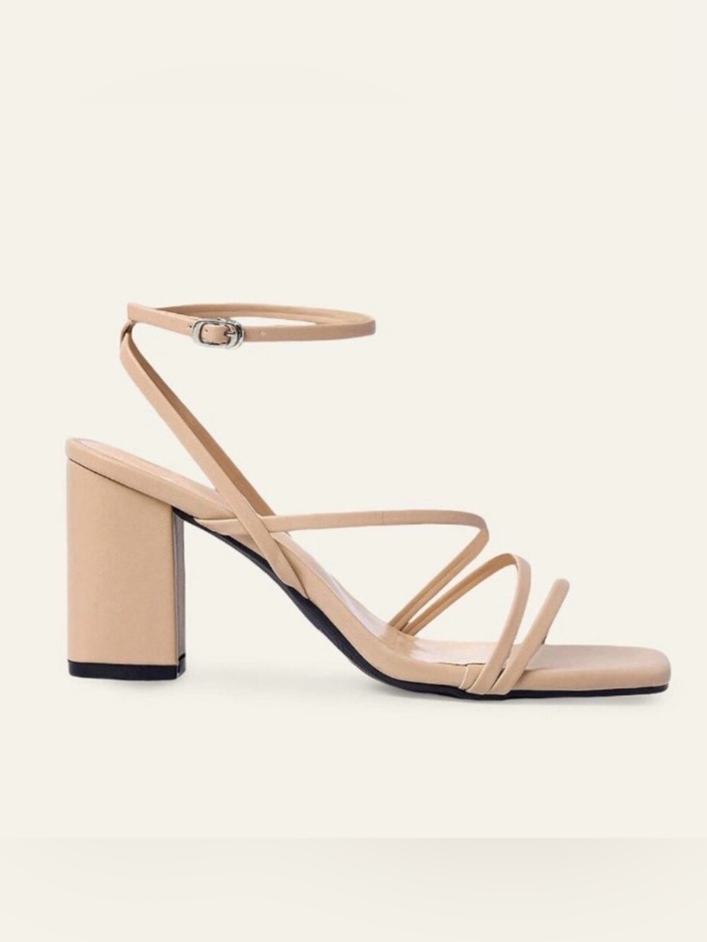 AZAZIE Ankle Strap Block Heel Sandals NEW